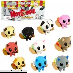 Seven20 Hot Pupz Eraser Blind Box Comes with 1 Pup 1 Hot Dog Bun and 4 Toppings Series 1 Collect Them All  B07MW2JD4T